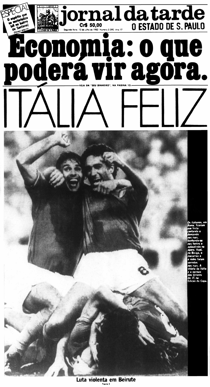 Jornal da Tarde, 12 de julho de 1982