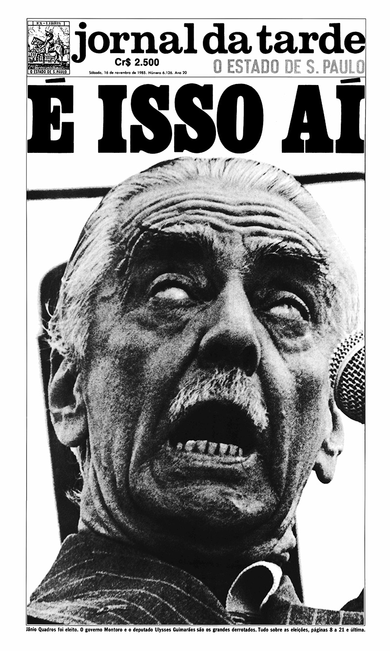 Jornal da Tarde, 16 de novembro de 1985