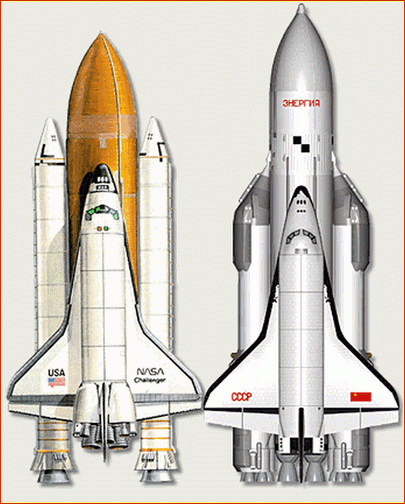 Diferenças entre os Shuttles USA-URSS